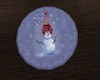 Let it Snow Round Rug