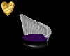 Silver & Purple Chair