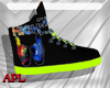 Neon High Sneakers