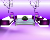 Lavender sofa set/tables