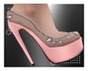 ST:cute pink lace heels