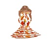 autumn leaves gown