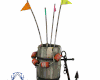Barrel With Flags