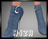 Hz-Denims Sock Boots