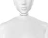G| Angel Neck Tattoo