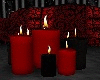 Goth Group Table Candles