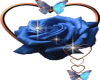 Rose with hearts..