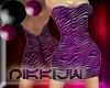 NJW*Purple Stream Dress