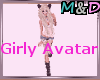 M Girly Ava +nail
