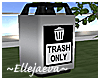 Paris Cafe Trash Can