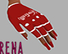 Womens Red Gloves