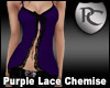 Purple Lace Chemise