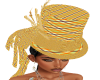 RACHEL GOLD TOP HAT