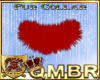 QMBR Fur Collar Red