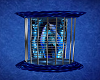 Blue Wolf Dance Cage