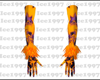 Purple Flame Gloves
