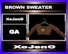 BROWN SWEATER