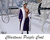 Christmas Purple Coat