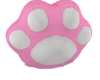 pink paw plushie