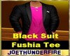 Black/Fushia Suit