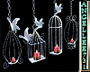 BIRD CAGES W/CANDLES ANI