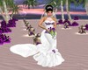 White & Purple Wedding