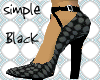 Simple BLK RND-Toe Heel