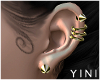 Y Spikes Earrings |G|