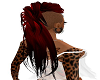 Tita-Red Blk Mohawk hair