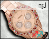 MGJ Rose Fossil Watch