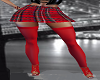 Sexy Red Plaid Skirt