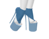Lisha Blue&White heels
