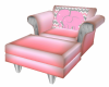 Pink Grey Nursery Chair