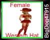 [BD]FemaleWesternHat