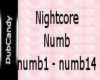 DC Nightcore - Numb