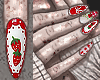 strawberry nails