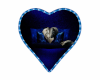 Blue Heart Wall Cuddle