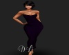 |DA| Purple Satin Gown