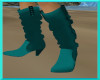 Teal western boots