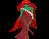 Orange Glitter Cape