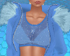 Fur Jacket blue