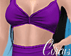 C`Purple Freya Dress XM