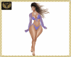 NJ] Lilac hearts bikini