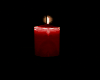 Large Red floor candle