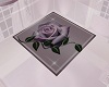 Lavender Rose Rug Squ