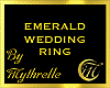 EMERALD WEDDING RING
