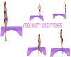 POOL PARTY GROUP POSES