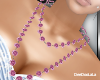 D/ Pink Zircon Necklace