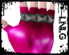 L:LG Gloves-PVC Pink