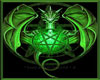 Wiccan Dragon Green